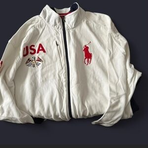 Ralph Lauren White and Navy Jacket